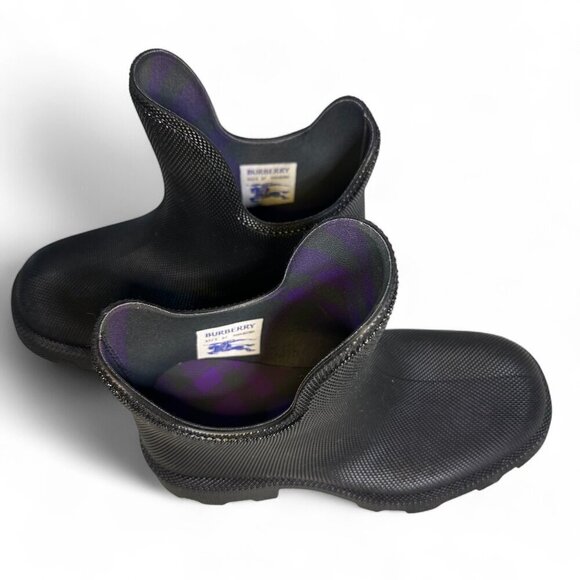 Burberry Women's Ray Rubber Ankle Boots sz 37 EU. NEW IN BOX - Picture 13 of 13